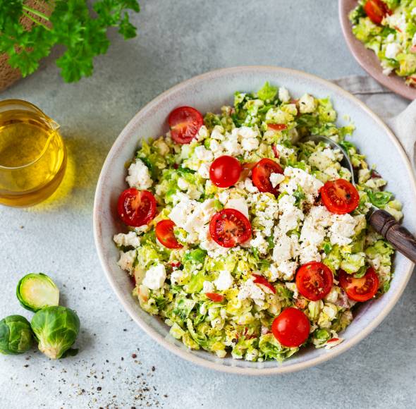 Rosenkohl-Blitzsalat