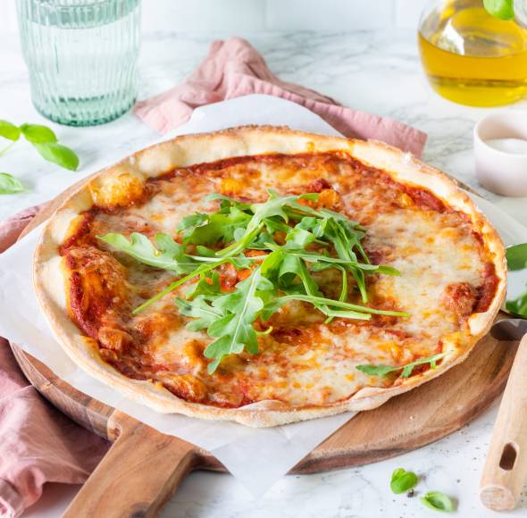Skyr-Pizza Tomate-Mozzarella