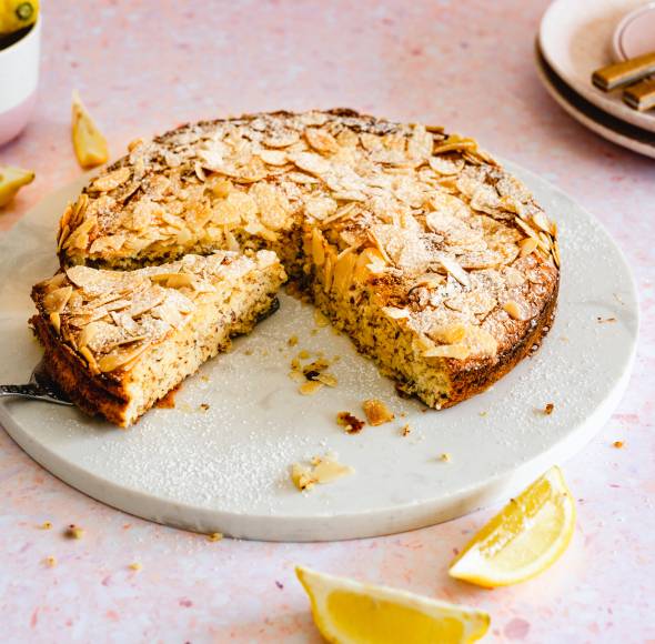 Zitronen-Mandel-Kuchen ohne Mehl