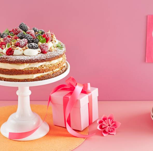 Glutenfreie Geburtstagstorte