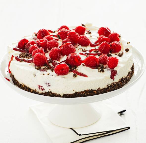 Himbeer-Frischkäse-Kuchen