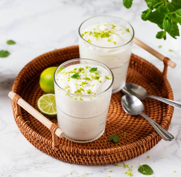 Limettenmousse