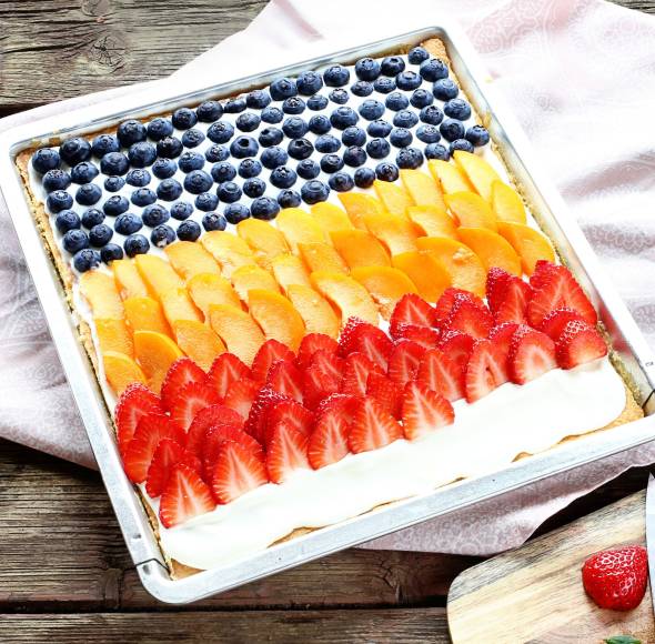 Dreierlei Blechkuchen mit Mascarpone