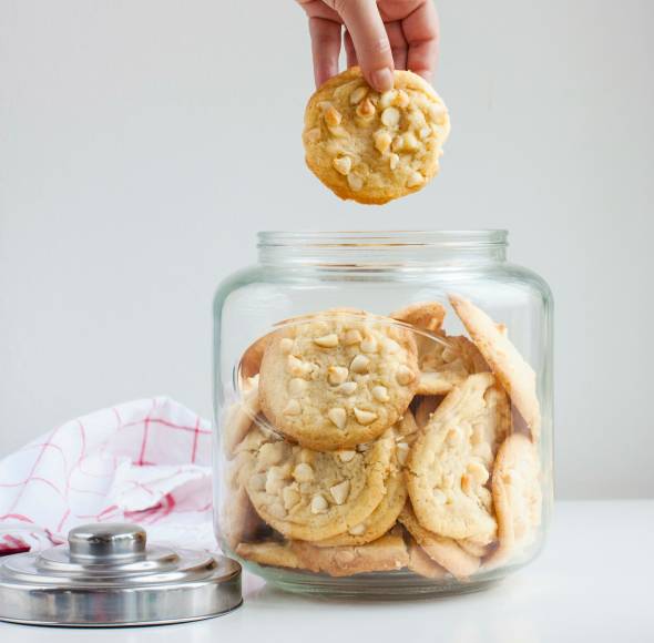 Macadamia-Cookies wie von Subway