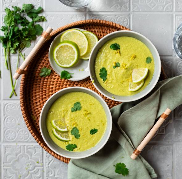 15-Minuten-Erbsensuppe "Asia"