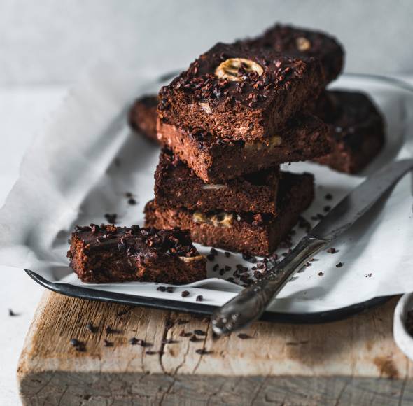 Bananenbrot-Brownies
