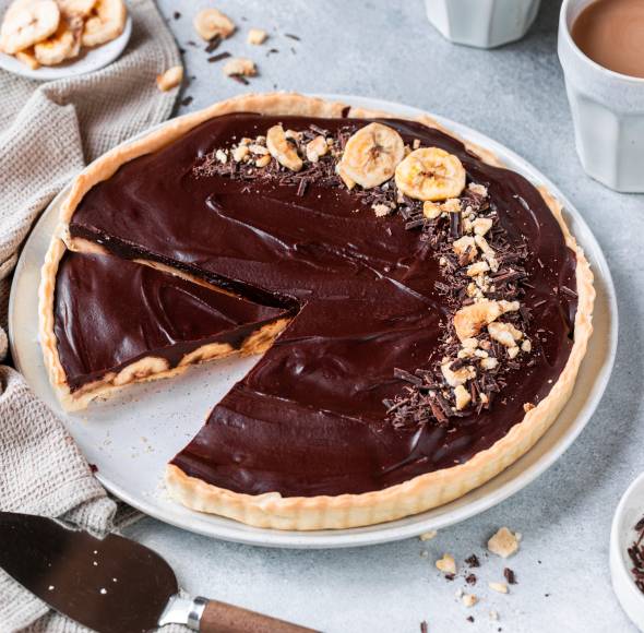 Schoko-Bananen-Tarte