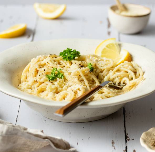 Zitronen-Spaghetti