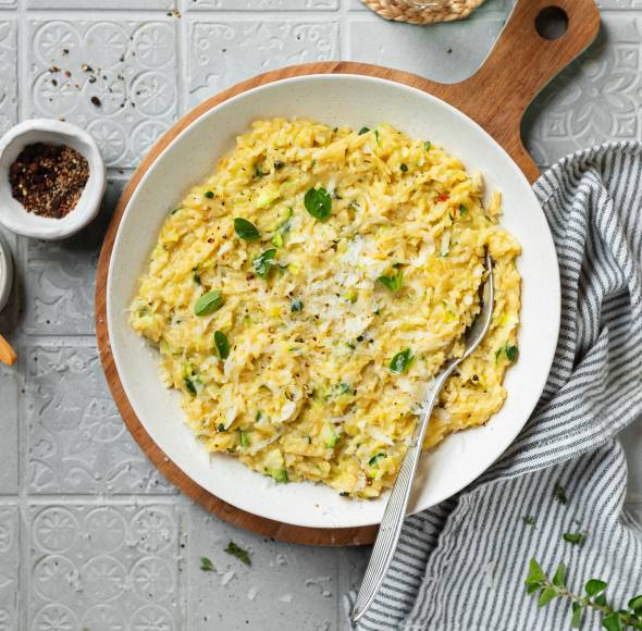 Zucchini-Orzotto