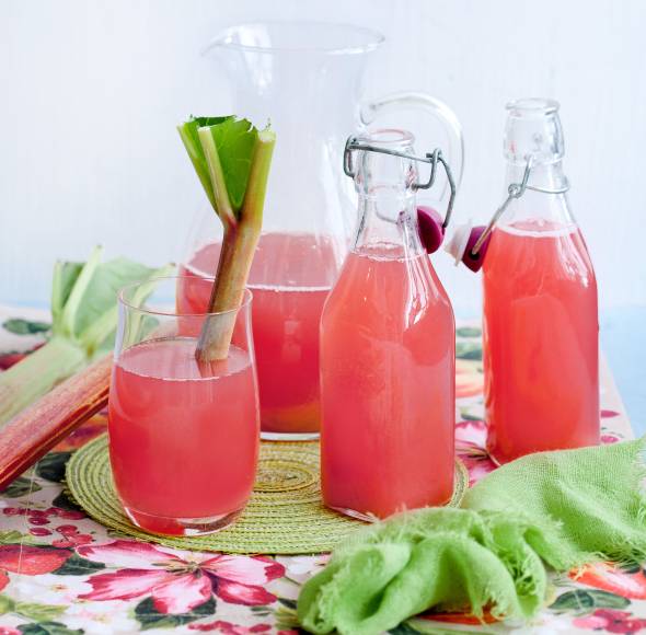 Rhabarbersaft