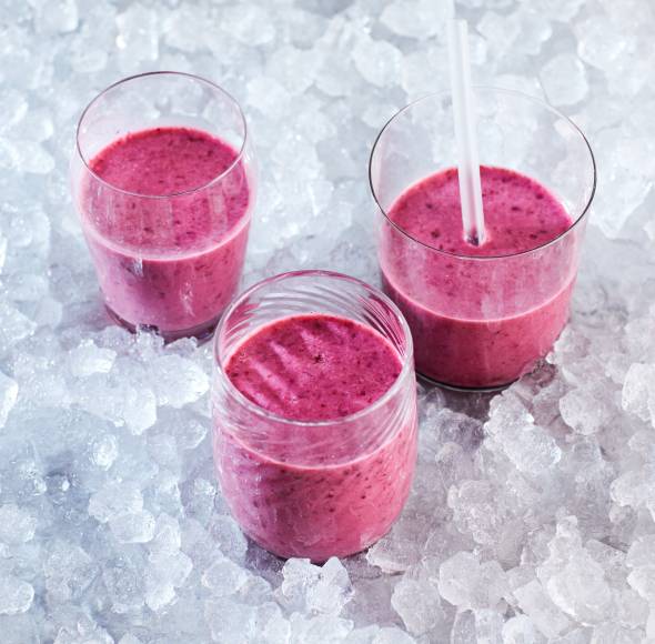 Brombeer-Buttermilch-Shake