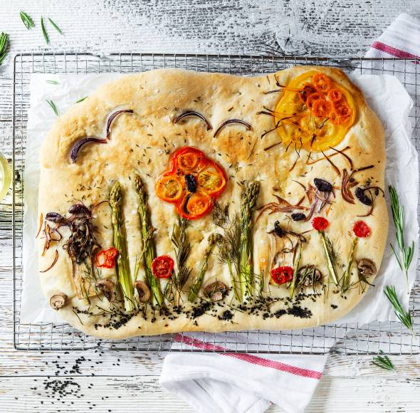 Der Brot-Trend des Jahres: Focaccia-Garden