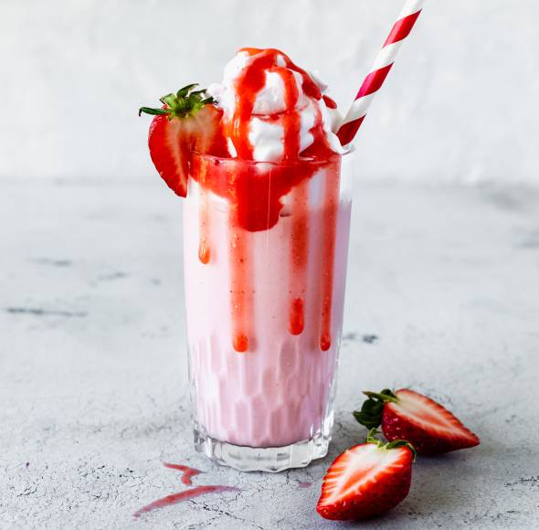 Erdbeer-Milchshake