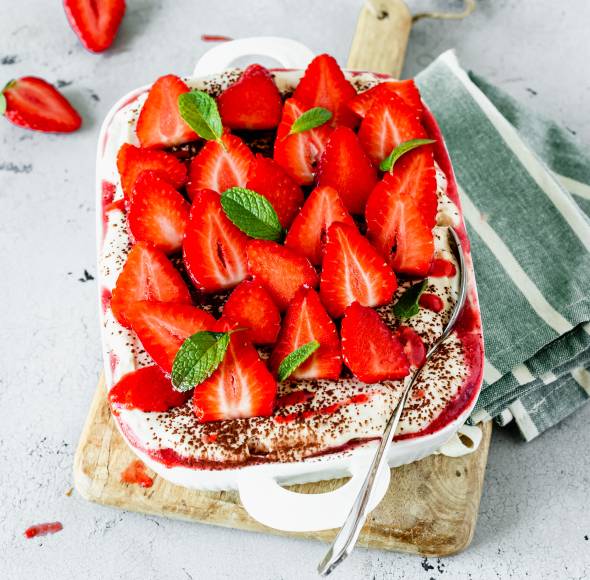Erdbeer-Tiramisu