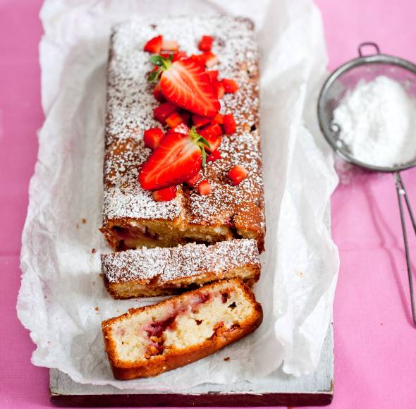 Erdbeerkuchen mit Ricotta