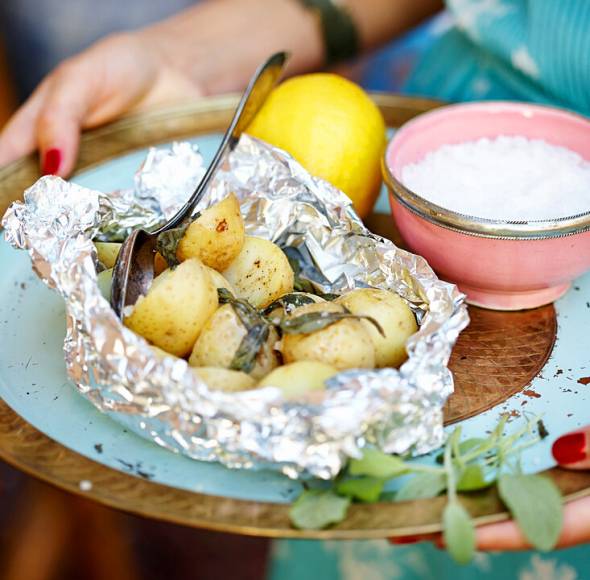 Folienkartoffeln vom Grill