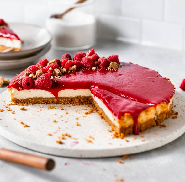 Himbeer-Cheesecake