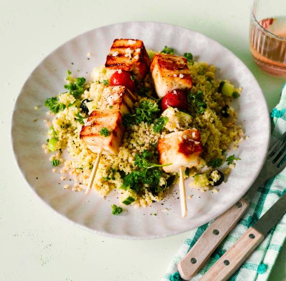 Halloumi-Spieße vom Grill | ZauberMix