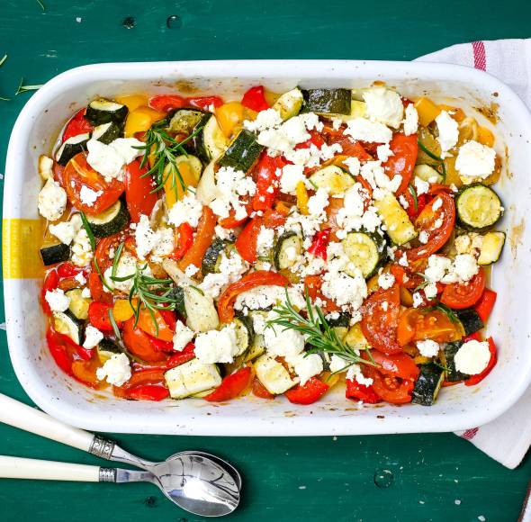Ofengemüse mit Feta