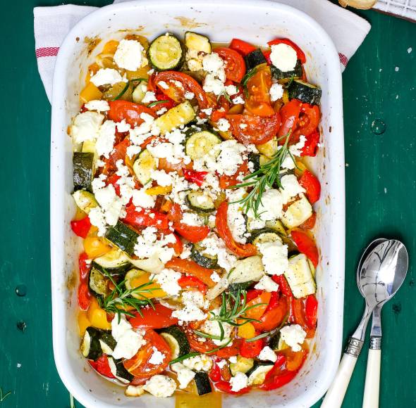Ofengemüse mit Feta