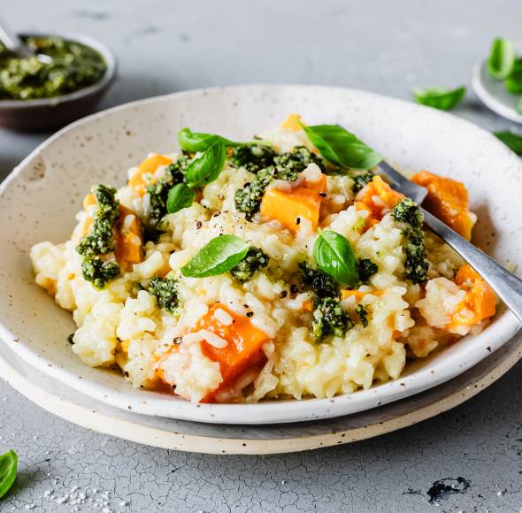 Süßkartoffel Risotto