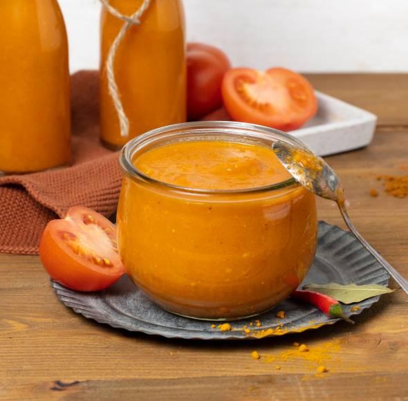 Würziger Curryketchup