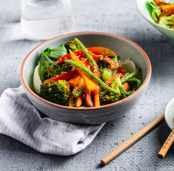 Asia-Gemüse aus dem Monsieur Cuisine