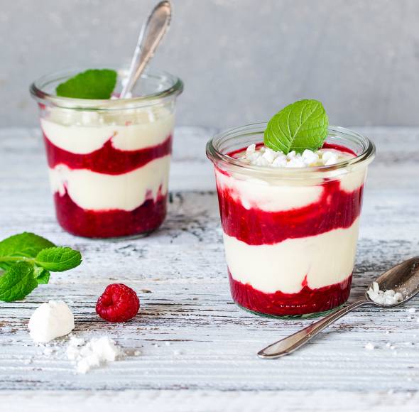 Blitz-Tiramisu mit Baiser-Crunch