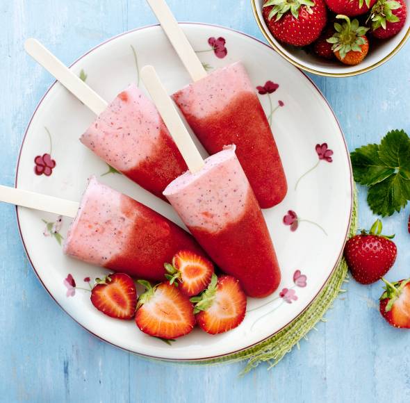 Erdbeer-„Raffaello“-Eis | ZauberMix