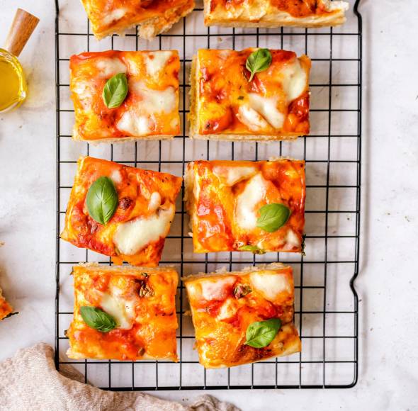 Focaccia Tomate-Mozzarella