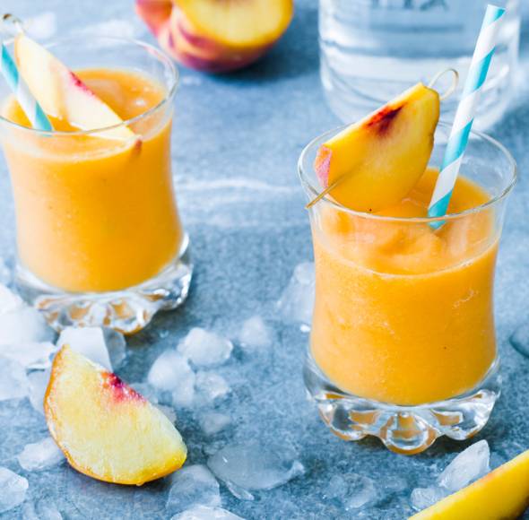 Gin-Pfirsich-Slushie