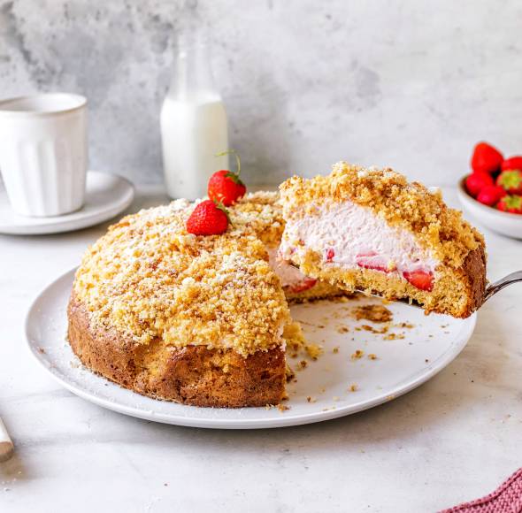 Erdbeer-Maulwurfkuchen-Traum