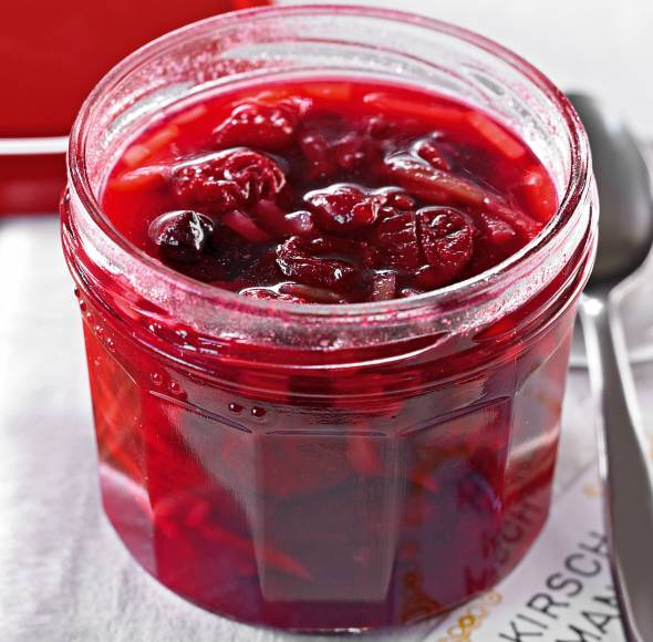 Kirsch-Mandel-Konfitüre