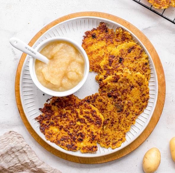 Kürbis-Kartoffel-Puffer