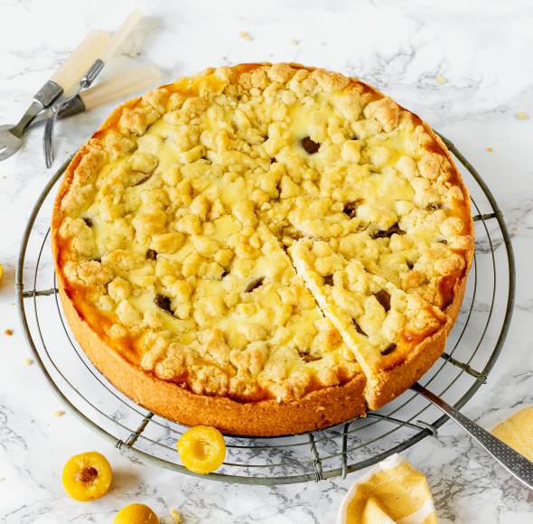 Mirabellenkuchen mit Schmand