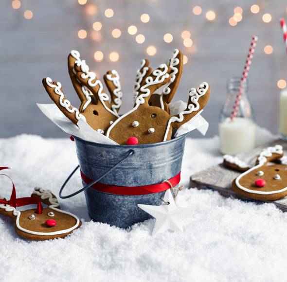 Rudolph-Lebkuchen-Geschenkanhänger