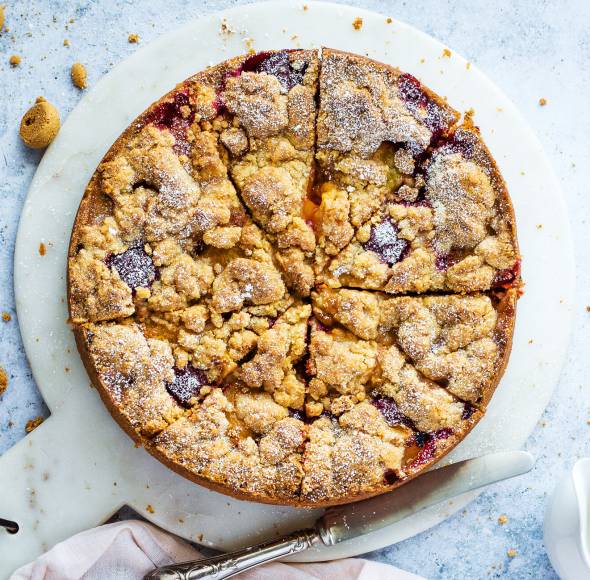 Zwetschgenkuchen mit Mürbeteig