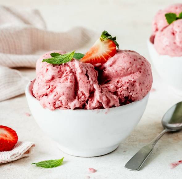 Mango-Bananen-Nicecream für denMonsieur Cuisine | ZauberMix