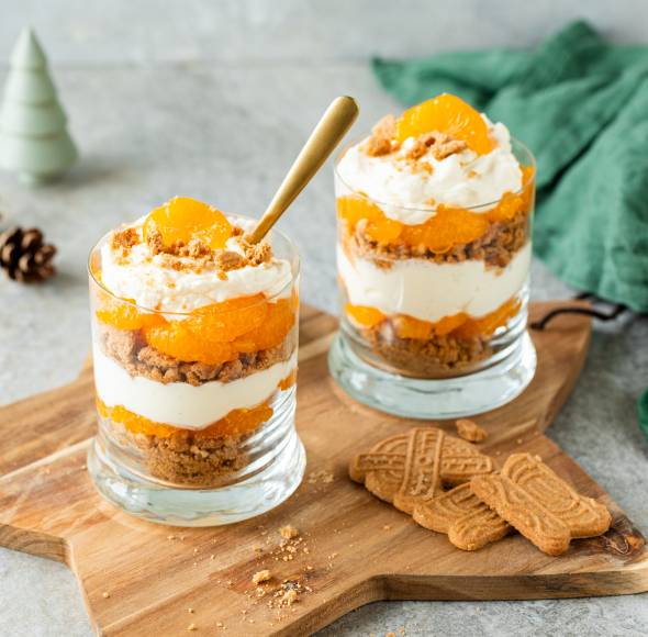 Spekulatius-Mandarinen-Dessert