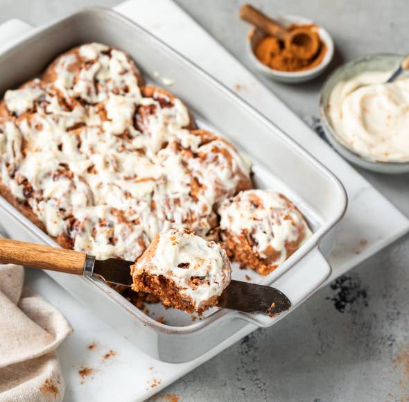 Gesunde Dinkel-Zimtschnecken