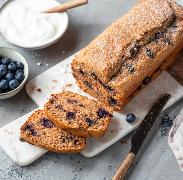 Joghurt-Heidelbeer-Kuchen