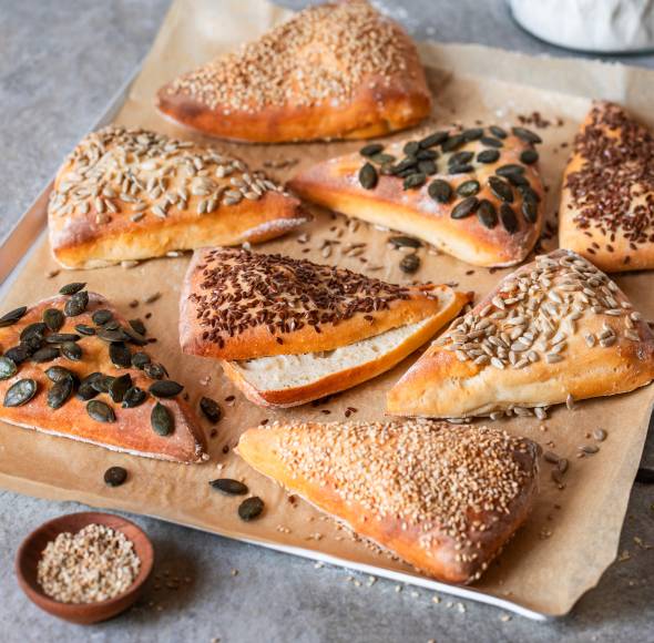 Körnerecken aus 4 Zutaten