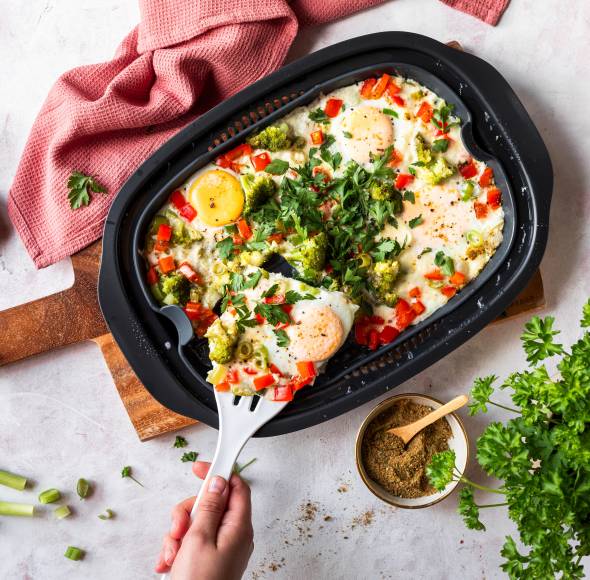 Spiegelei aus dem Dampfgarer