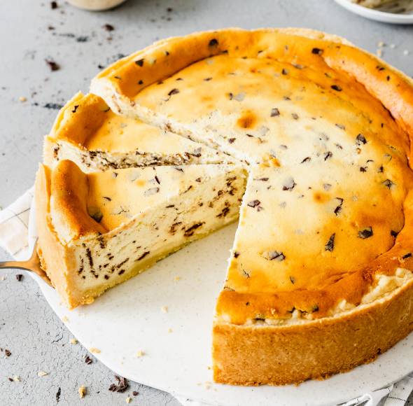 Stracciatella Käsekuchen