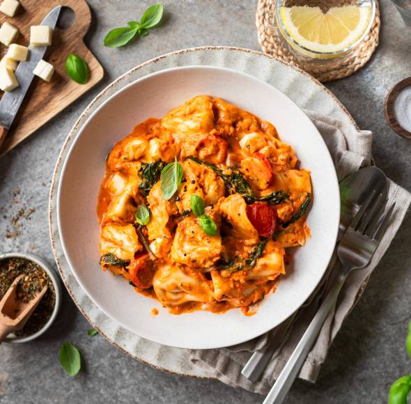 Tortellini Tomate-Mozzarella
