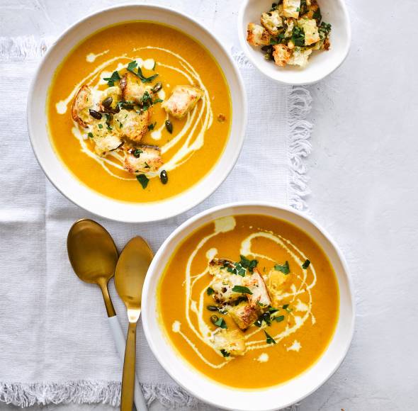 Knoblauch-Karotten-Süppchen