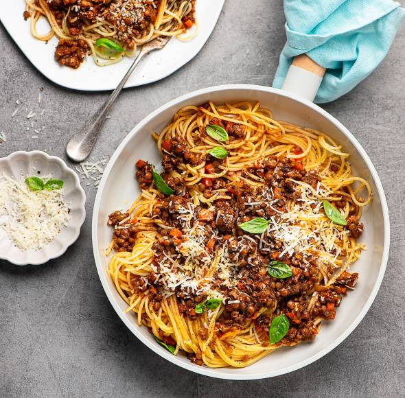 Spaghetti mit Mogel-Bolo