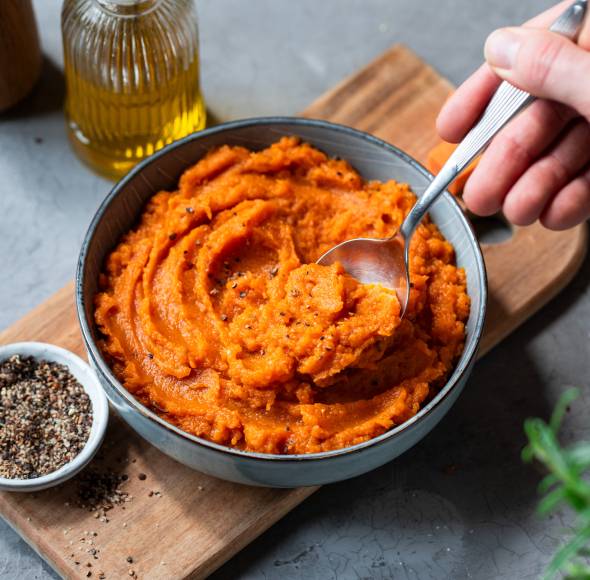 Süßkartoffelstampf