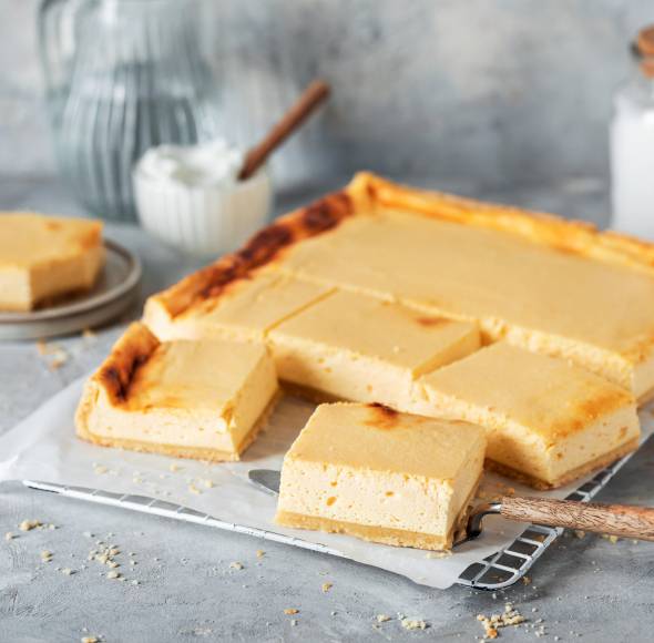 Käsekuchen vom Blech