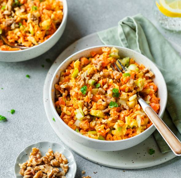 Karotten-Apfel-Salat